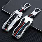 Zinc Alloy Car Smart Key Case Cover Shell Fob for Porsche New Cayenne Panamera 911 992 Taycan Car Protect Interior Accessories CM World