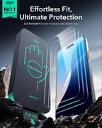 ESR for iPhone 18/17/16/15/14/13/Air Series Tempered Glass Screen Protector HD Clear/Privacy 3PCS Military Grade Screen Firm