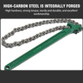 Chain Filter Wrench 12 Inch Oil Machine Filter Strap Non Slip Multifunction Pipe Fittings Tool Belt Strap Wrench For Plumbing Car Mobile World
