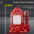 Car Rescue Tools Small Portable Pneumatic Lift Jack Hydraulic Jockey Compact Heavy Duty Car Truck SUV Emergency Roadside Garage CM World