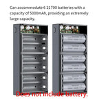 24-Hour Delivery PD100W Power Bank Shell For Winter, 6X 21700 Battery DIY Housing Support /PD3.0/QC3.0 Charging For Laptop Ph Car Mobile World