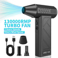 130000 RPM Electric Turbo Fan High-Speed Turbo Violent Fan Powerful Compressed Air Blower for Computer Keyboard Car Duster CM World