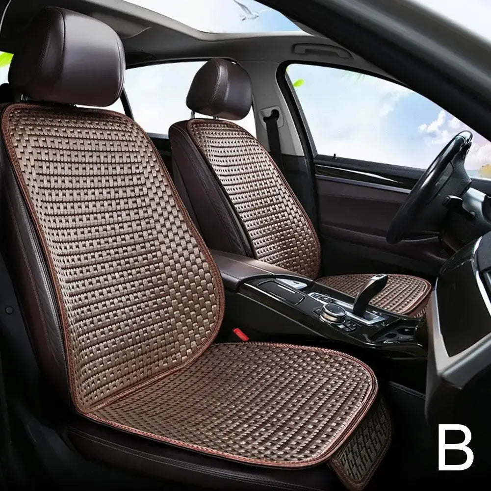 Car Cushion Summer Cool Cushion Ice Silk Seat Cover Car Cushion Seasonal Universal Cool Cushion Car Mobile World