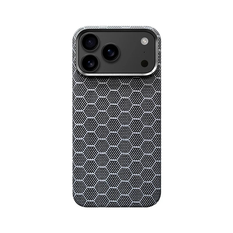 Ultra Slim Real Aramid Kevlar Carbon Fiber Business Case For IPhone 17 Air Pro Max Magnetic Charging Shockproof Protective Cover Car Mobile World