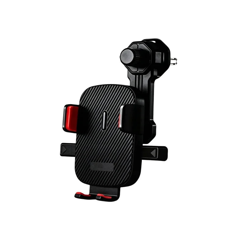 Car Phone Holder New Universal Phone Holder with Hook Clip, Automatic Locking Without Blocking Air Outlet, Car Ventilation