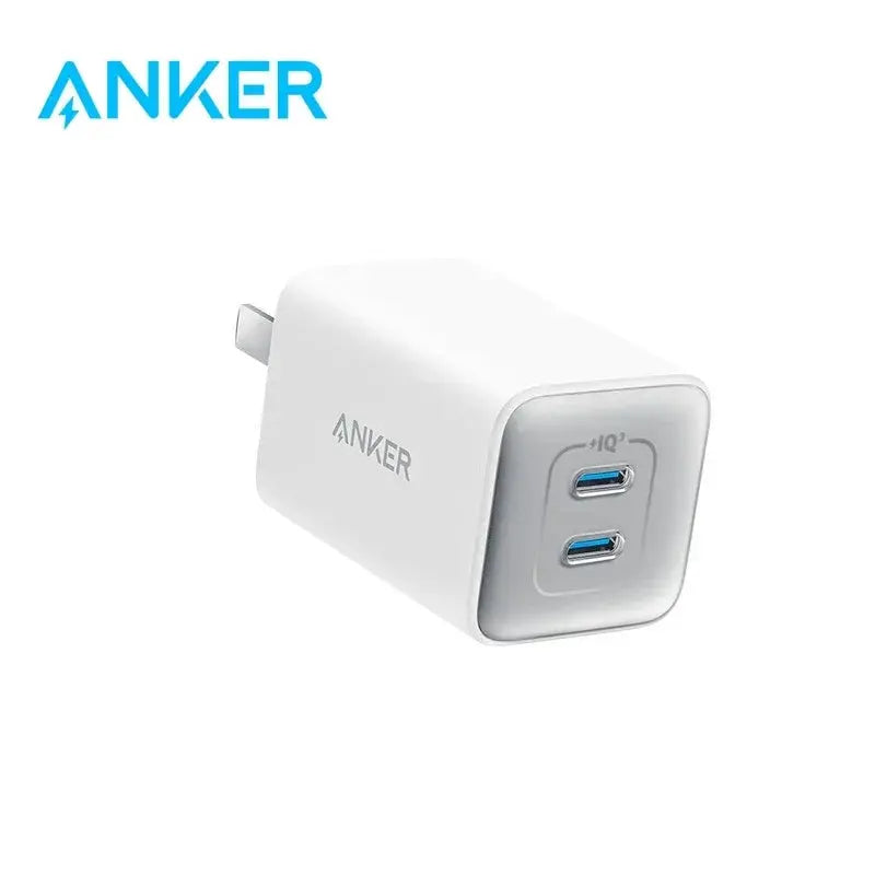 Anker 47W USB C Charger (Nano 3), 2 Port Compact Foldable GaN Fast Charger for iPhone 15/15 Plus/15 Pro/15 Pro Max/14, Galaxy, Car Mobile World