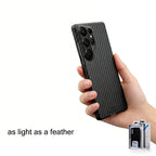 Ultra-thin Carbon Fiber Texture Pattern For Magsafe Case For Samsung S26 Ultra S25/24 Plus Premium Business Anti-fall Hard Cover
