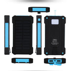 Lenovo 500000mAh Solar Power Bank Super Fast Charging Large Capacity Outdoor Portable External Battery for iPhone Samsung Huawei Car Mobile World