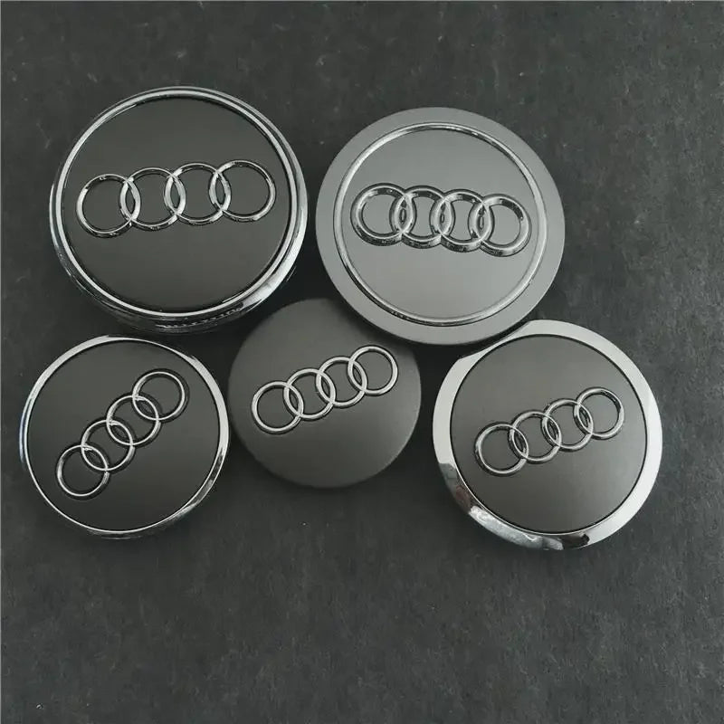 4pcs 60mm 61mm 68mm 69mm Car Styling Wheel Center Cap Hub Covers Badge 4B0601170 For Audi A3 A4 A5 A6 A7 A8 S4 S6 Accessories CM World