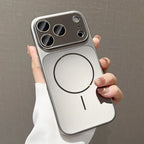 Large Window Glass Camera Protection for Magsafe Case for iPhone 18 17 16 15 14 13 Pro Max Laser Back Wireless Charging Cover