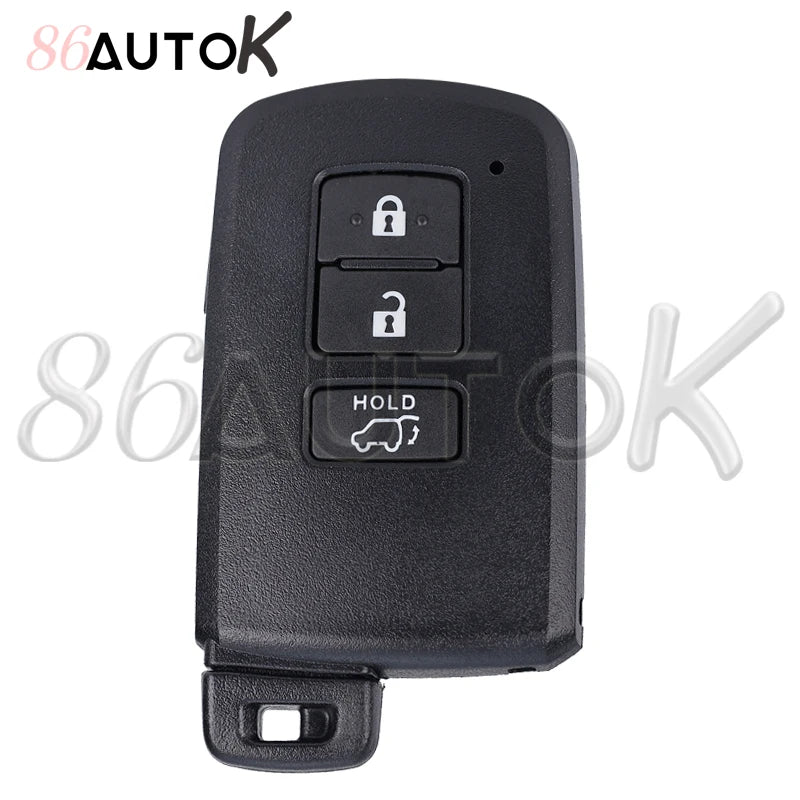 Car Key Shell Smart Key Case for Toyota Avalon Camry RAV4 2012-2015 Key Fob with Insert Key Car Key Case Fob Cover 2/3/4 Buttons CM World