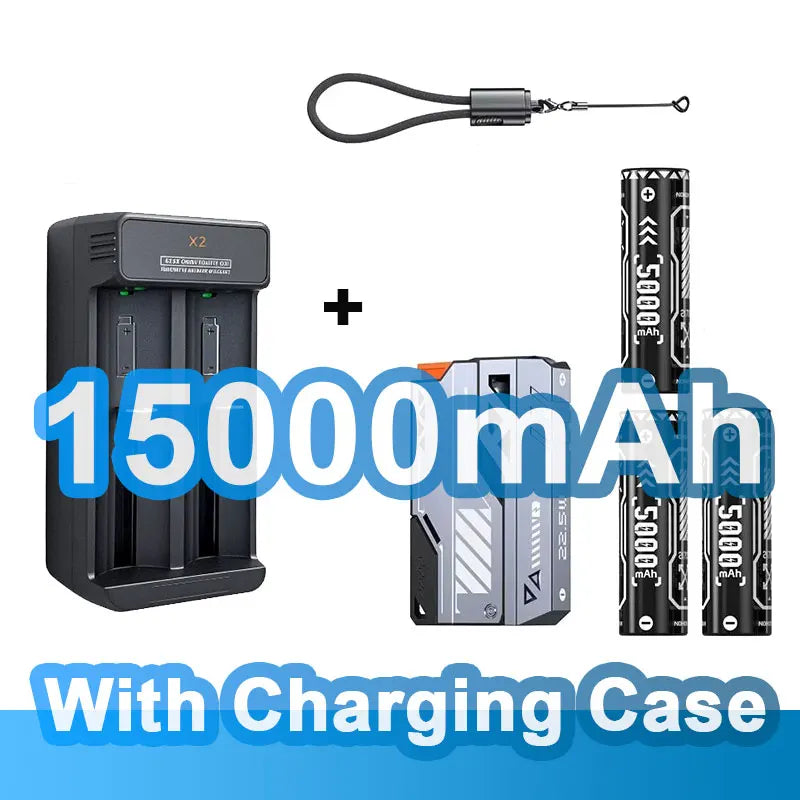 VYVYLABS 30000mAh Detachable CCC Power Bank Fast Charger 22.5W Wireless Portable Charger 21700 PowerBank For iP 17 Spare Battery Car Mobile World