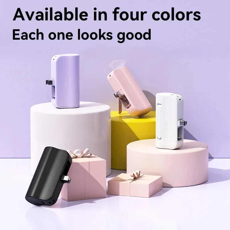 Lenovo 50000mAh Capsule Power Bank 2-in-1 Large Capacity LED Digital Display Portable Fast Charging External Battery For IPhone