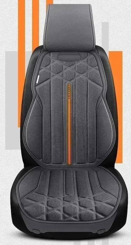 Universal Suede Car Seat Covers - Breathable Car Seat Protector,Seat Covers for Cars Full Set,Internal Spare Parts Seat Cushion CM World