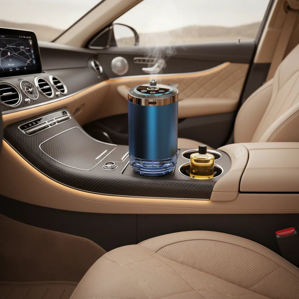 5 Modes Car Fragrance Car Starry Sky Light Aromatherapy Machine Starry Sky Top Humidifier For Light Fragrance & Odor Removal