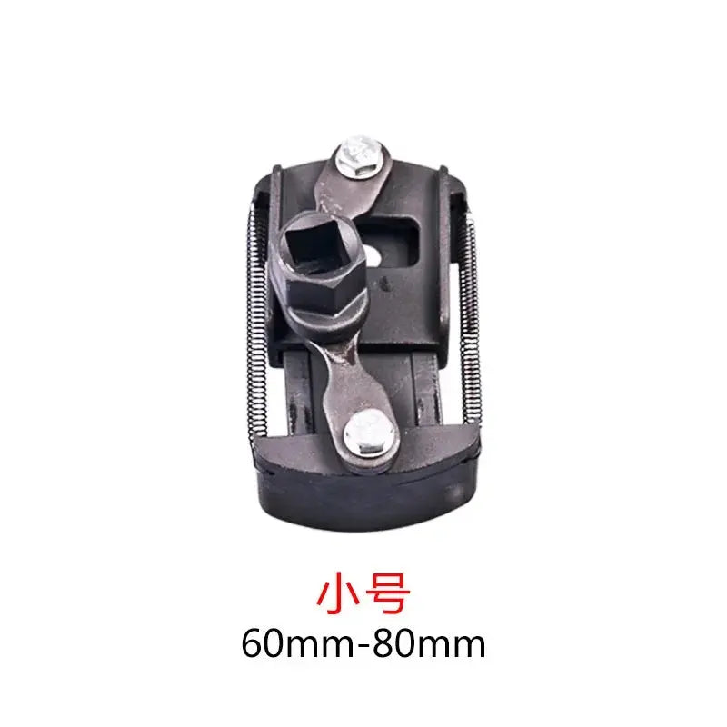 Universal Adjustable Two-Jaws Oil Filter Wrench Filter 60-80mm Filter Wrenches Remover Steel Fuel Cast Two-Claw Car Mobile World