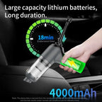 STLFCordless Car Vacuum Cleaner Portable Handheld Auto Vacuum Rechargeable Dry Mini Vacuum for Vehicle Interior Pet Hair Cleanin