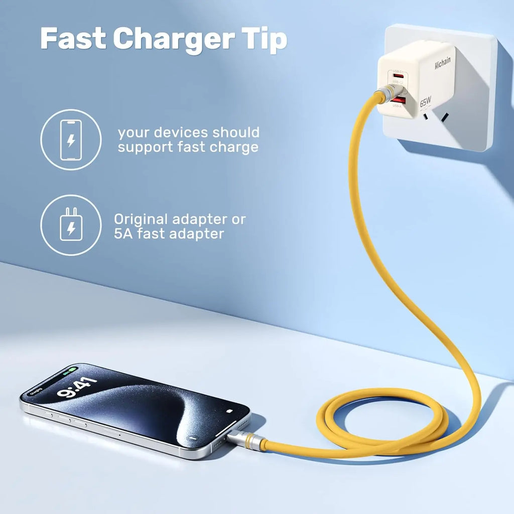 PD240W USB C To C Fast Charging Cable For iphone Laptop Tablets Liquid Silicone Soft Phone Charging Cable 480Mbps Data Transfer