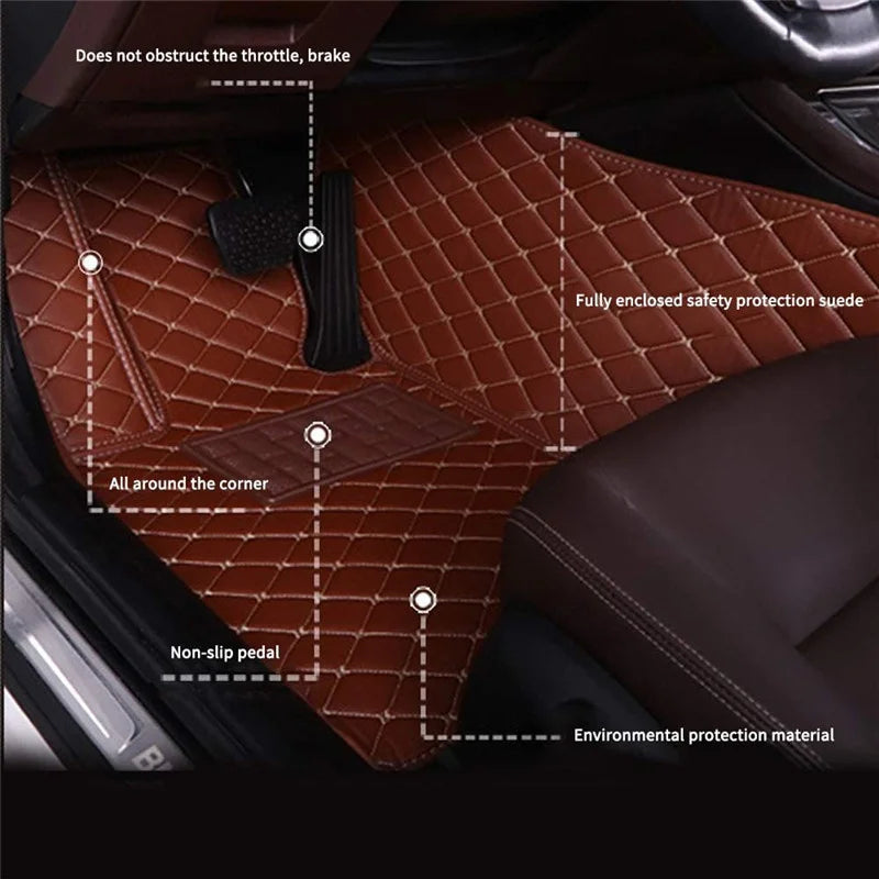 Custom For Nissan X-Trail (Rogue) E-POWER 2023-2025 Car Floor Mats Luxury Car Accessories Carpets Covers Left /Right Hand Drive
