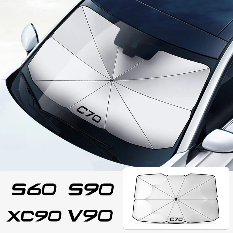 Suitable for Volvo XC90 XC60 C30 T6 S60 C70 XC40 V40 XC70 V60 V50 S80 S40 AWD V90 S90 car front sunshade car windshield sunshade