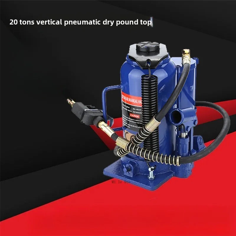 20 Ton Vertical Pneumatic Hydraulic Jack Air Compressor Compatible Labor-Saving Pneumatic Jack