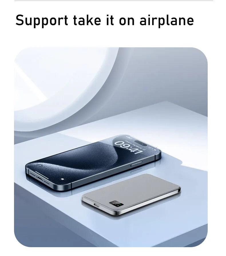 Ultra Slim 10000mAh Wireless Power Bank Magnetic PD 20W Portable External Battery for Magsafe iPhone 17 16 15 14 13 12 11 Series