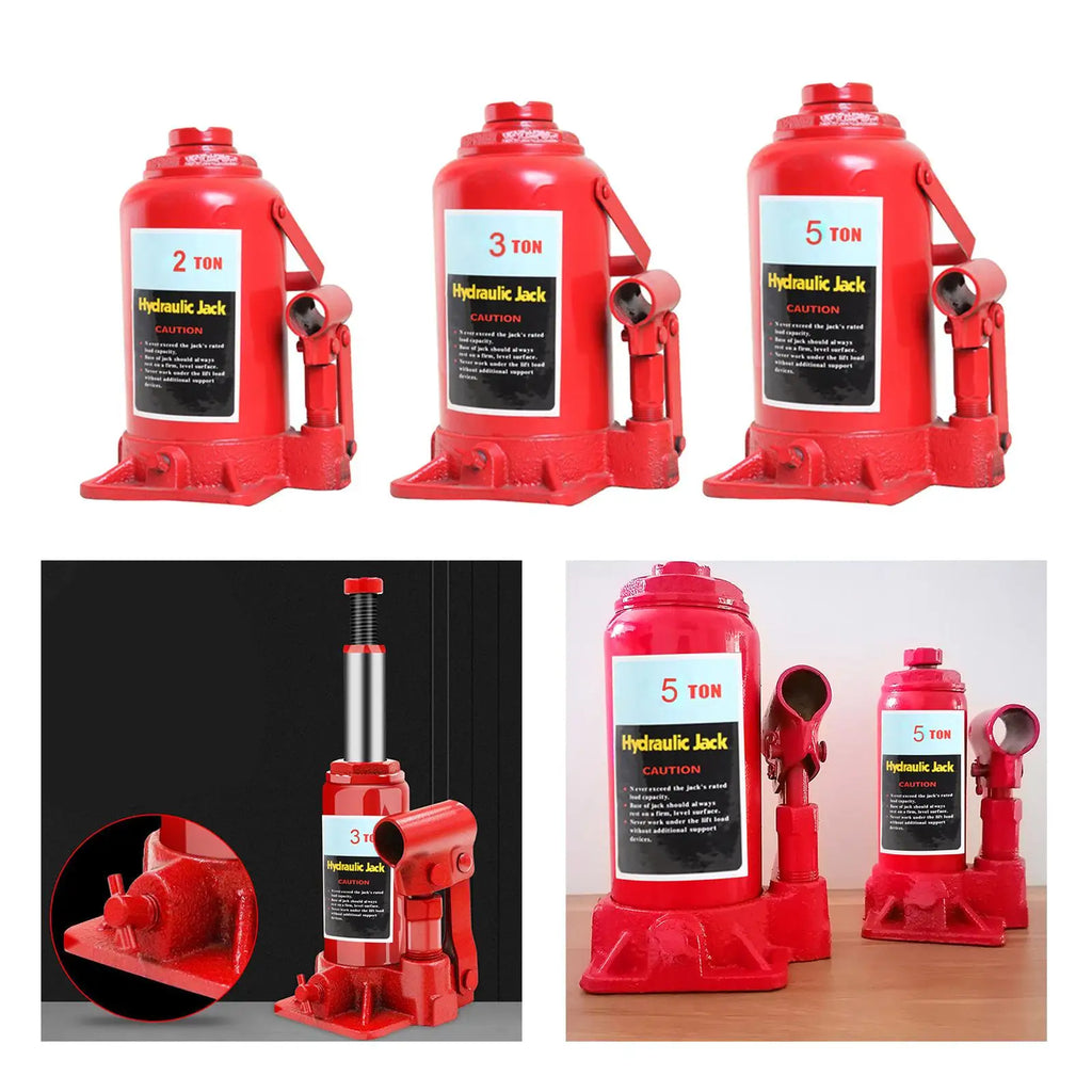 Heavy Duty Handcranked Hydraulic Jack Household Portable Lifting Bottle Jack Automotive Jack for Car Boat Truck Van CM World