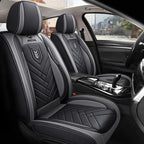 1pcs All inclusive seat cover full leather car seat cushion Driver's seat cover or passenger seat cover all season universal pad Car Mobile World