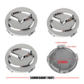 56MM 4Pcs Car Wheel Hub Caps Decoration Accessories For Mazda Axela Demio Atenza CX5 CX3 CX7 CX30 CX60 CX80 2 3 323 MX3 MX6 RX3