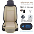 Luxury PU Leather Car Cooling Seat Cushion USB 12V/24V Universal Front Seat Cooled Cover With Fan Car Interior Seat Cooling Pad CM World