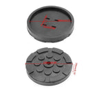 1/4PCS Car Universal Heavy Duty Round Lifting Pads Round Rubber Arm Pads Car Lift Rubbers Pads Car Repair Tool Accessories CM World