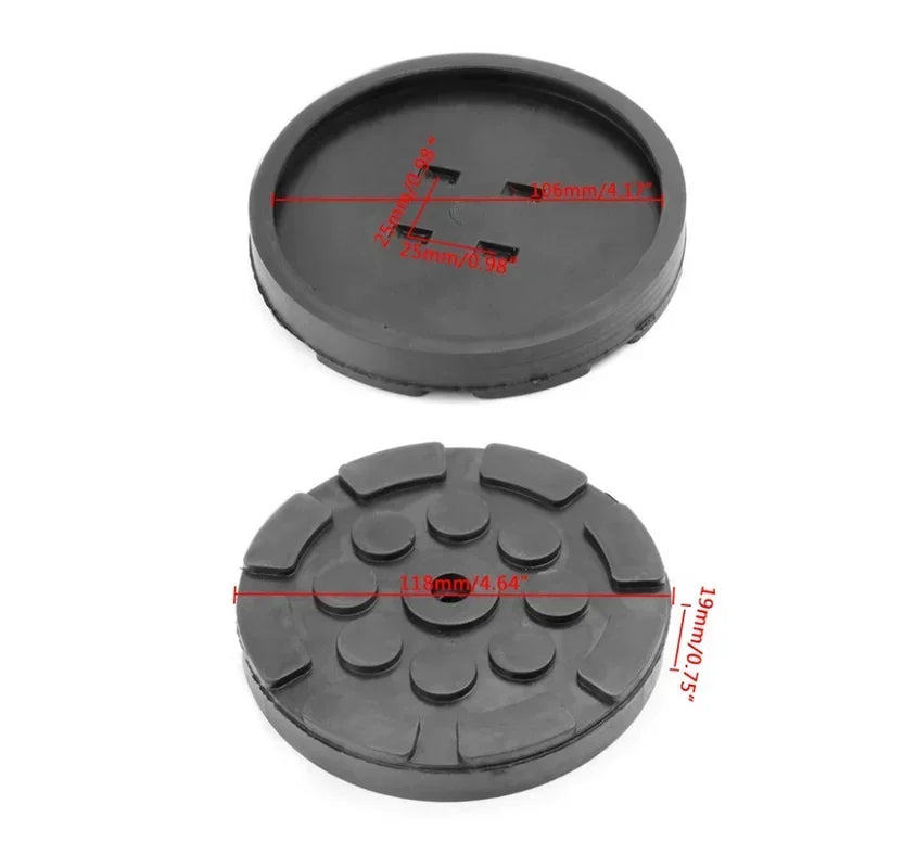 1/4PCS Car Universal Heavy Duty Round Lifting Pads Round Rubber Arm Pads Car Lift Rubbers Pads Car Repair Tool Accessories CM World