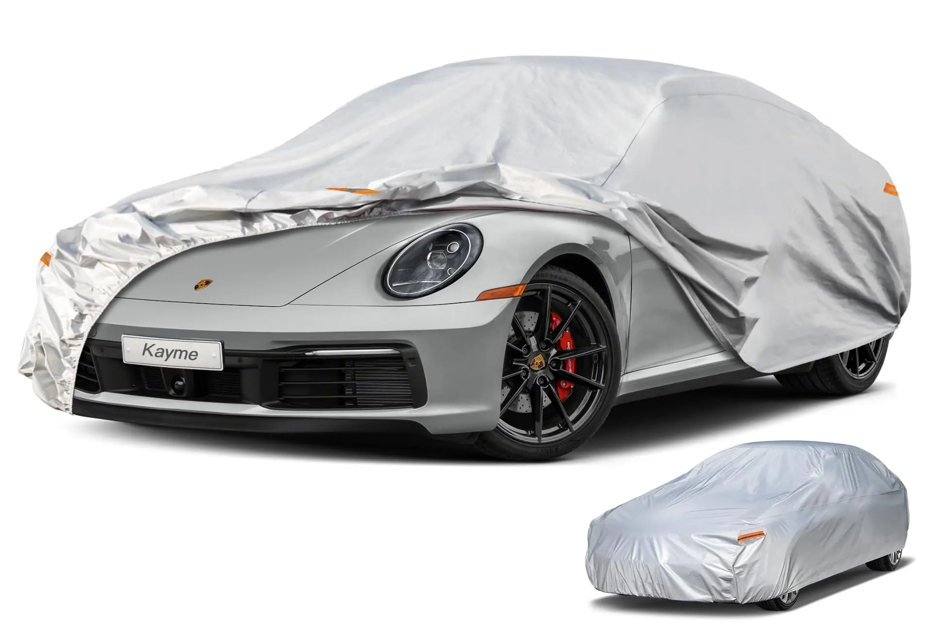 Heavy-duty Waterproof Car Cover All-Weather Outdoor Dust UV-Protective Fit for Hatchback Sedan SUV Full Kayme Car Accessories Car Mobile World