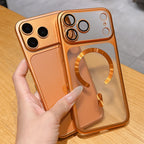 Luxury Matte Translucent Magnetic Case For iPhone 17 Pro Max 17Pro 17 Air For Magsafe Wireless Charging Camera Protector Cover Car Mobile World