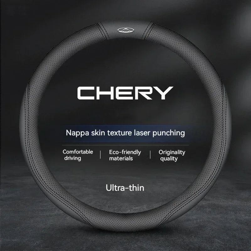Suitable for Chery Series Arrizo Tiggo 7 4 3 5 Pro 8 Plus Car Suede Steering Wheel Cover Auto Accessories CM World