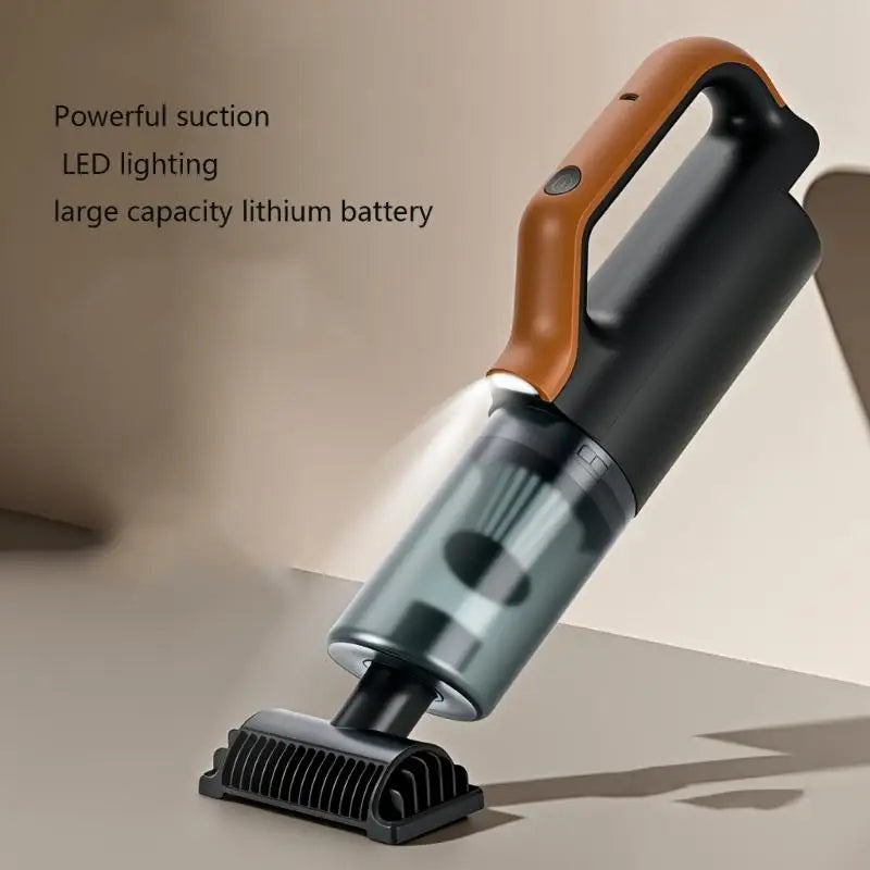 Rechargeable Car Vacuum Cleaner, Handheld Interior Cleaner for Seat Crevices, Dashboard Dust, Floor Mats, Trunk Debris and X37F Car Mobile World