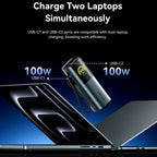 Vention 200W Power Bank 27000mAh PD 3.1 140W Max Portable PowerBank for Laptop PD Fast Charging for iPhone 17 16 Samsung S25 S24 Car Mobile World
