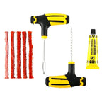 Car Tire Repair Tools Puncture Plug Tool Tire Puncture Emergency Treatment Outdoor General Tire Patch Stirring Glue Tool Set