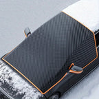 Windproof Snow Cover for Cars, Universal Windshield Frost Protector with Magnetic Edges, Durable Oxford Fabric CM World