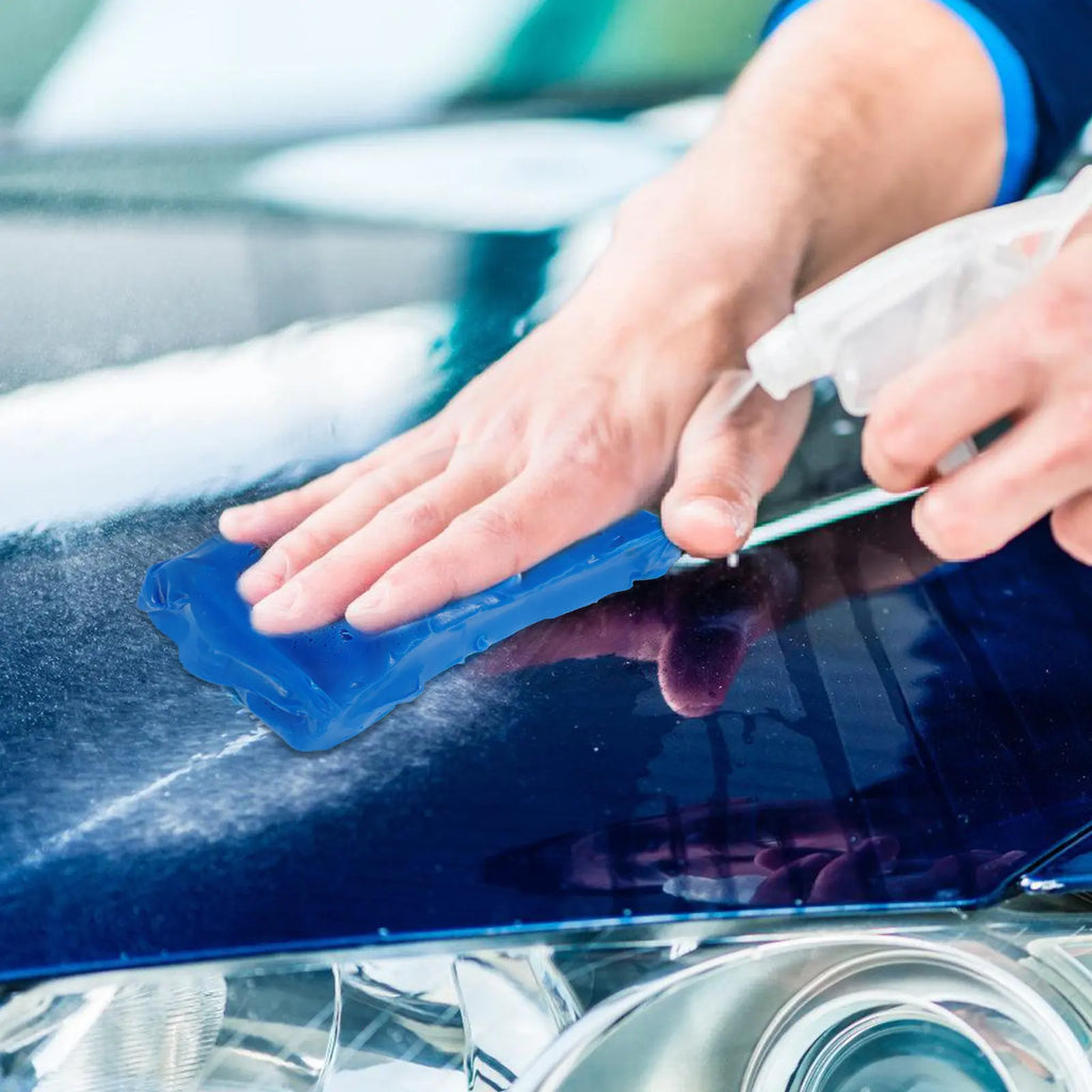 Automotive Clay Bar Car Detailing Cleaning Tool Gentle on Paint Effective Dirt Removal for Body Bumper Mirror Windows Wheels