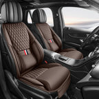 Universal Ergonomic Car Seat Cover Built-in 6cm Lumbar Support and Leg Bolster Breathable SUV Sedan Cushion Car Seat Protection