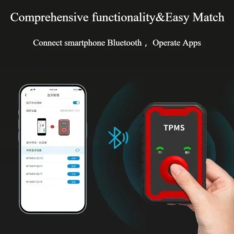 Programable TPMS Sensors 2 in 1 433MHz+315MHz Support Programing with CELL PHONE CM World