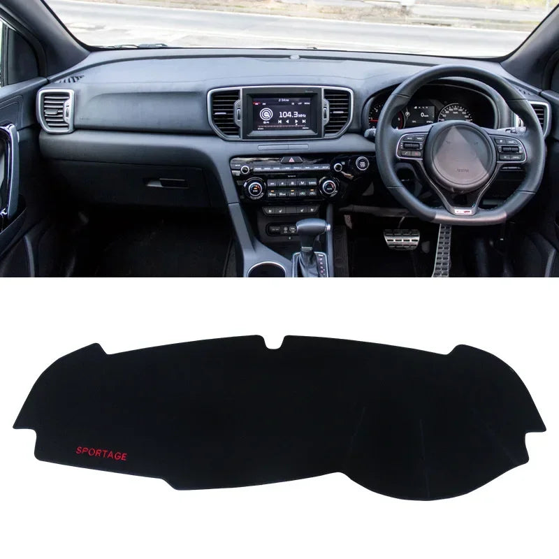 For Kia Sportage 4 QL 2016 2017 2018 2019 2020 2021 2022 Car Dashboard Sunshade Anti-UV Anti-Dirt Carpet Protect Mat Accessories