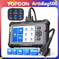 TOPDON ArtiDiag500 Diagnostic 4 Systems 6 Reset Functions OBD2 Scanner SAS/TPMS/BMS/EPB Reset Car Diagnostic Tool Free Update Car Mobile World