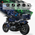 DIY Car Adhesive Vinyl Film for Motorcycle Vinyls Skull Texture Car Wraps Full Body Covering Waterproof Automotive Sticker Wrap Car Mobile World