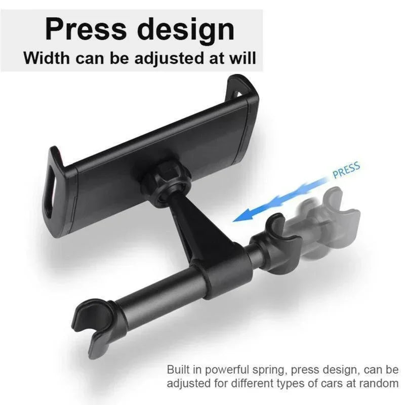 Car Seat Back Tablet Holder Rear Pillow Phone Tablet Stand Headrest Mounting Bracket Support for 4-11 Inch Phone Pad Tablets CM World