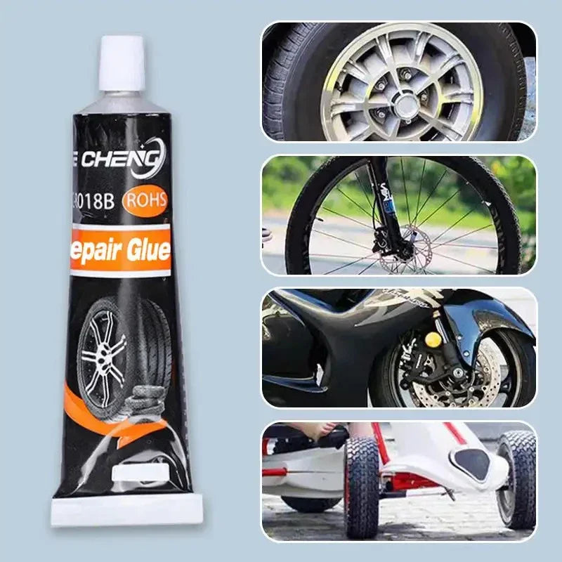 Tire Repair Glue Waterproof & High Temperature Resistant Black Sealing Waterproof And High-Temperature Resistant Repair Adhesive CM World