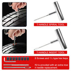 Auto Bike Tire Repair Car Tire Repair Tool Tyre Repair Kit Studding Tool Set 45 PCS Motorcycle Car Accessories Puncture Plug Set CM World