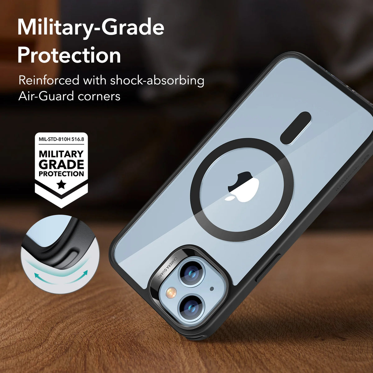 ESR for iPhone 16/15/14 Pro Max Magnetic Case for  iPhone 16/15/14/13/16e Protective Case with HaloLock Powerful Back Cover