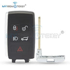 REMTEKEY FCC KOBJXF18A 5Button Smart Key Shell Case for Land Rover Range Rover Sport Jaguar XF XJ EX F-Pace F-Type 2018 2019 CM World